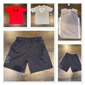 Boys XL lot Nike and Under Armour